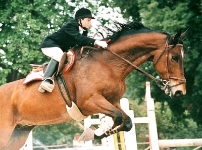 Giuseppe Di Matteo a cavallo