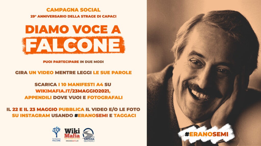 23 maggio 2021 Diamo Voce a Falcone