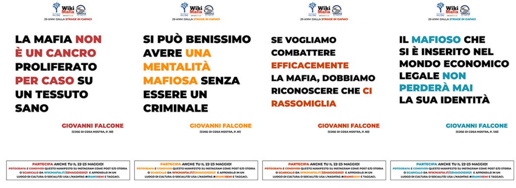 poster falcone 23 maggio 2021