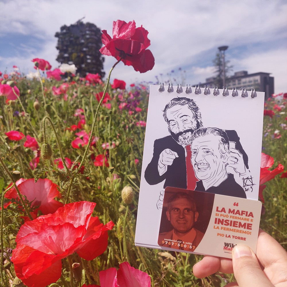 Tessera WikiMafia 2021 + Bloc-Notes Falcone Borsellino