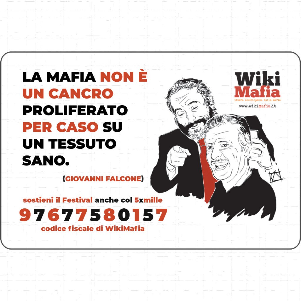 tessera sostenitore festival 2023 wikimafia