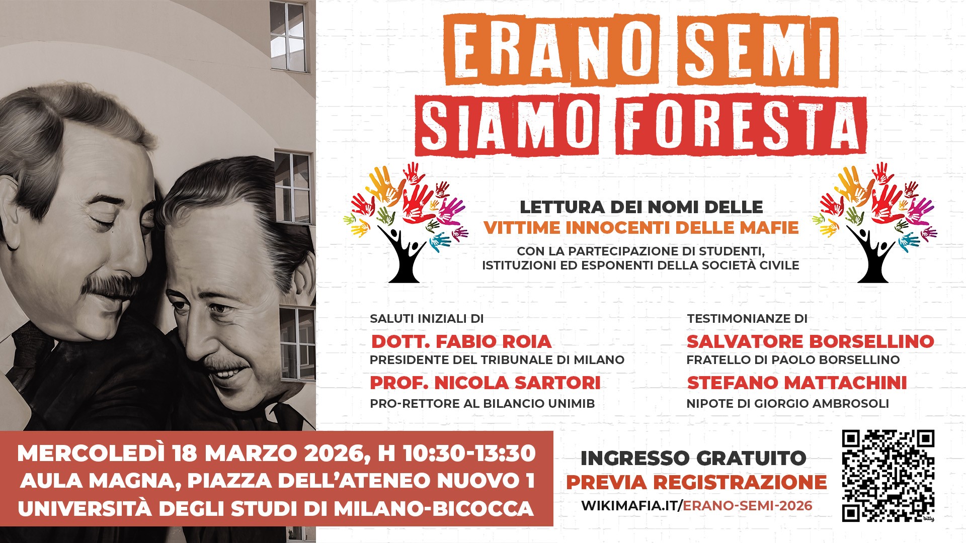 erano semi siamo foresta 2026 bicocca